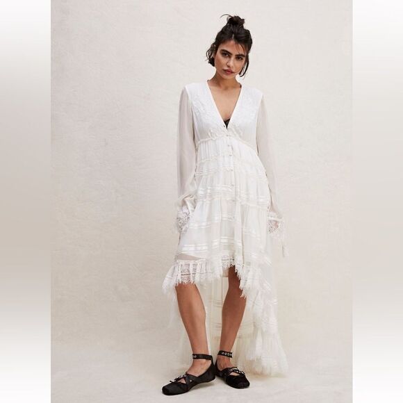 Free People Rococo Sand Low Long Dress - Picture 2 of 10